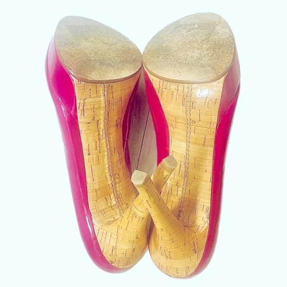 Michael Kors Fuchsia Patent Leather Shoes 37 6.5 - Picture 4 of 9